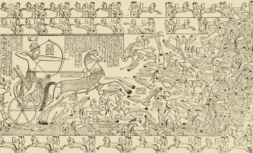 A Battle-Scene from the Rameseum at Thebes', 1890.