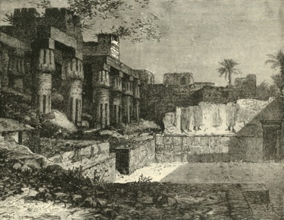 The Temple at Luxor', 1890.