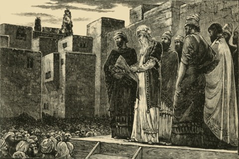 Ezra Reading the Law to the Jews', 1890.