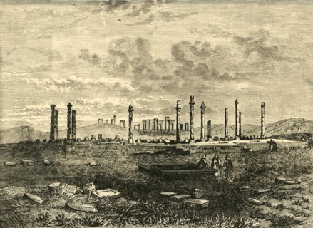 Ruins at Persepolis', 1890.