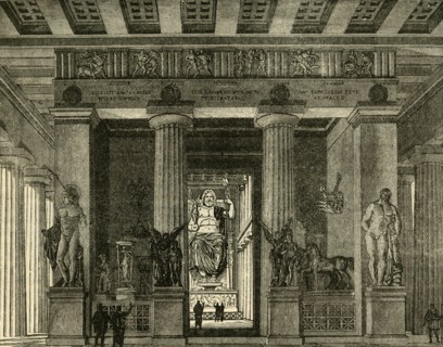 Temple at Olympia, Restored', 1890.