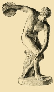 'Greek Athlete Throwing the Discus', 1890.   Creator: Unknown.