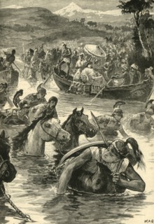 The Macedonians Crossing the Jaxartes', 1890.