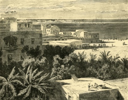 The Great Harbour at Alexandria', 1890.
