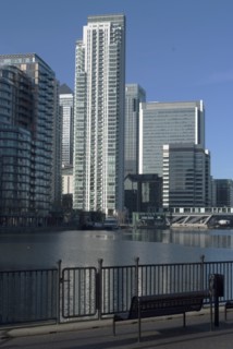 Docklands and Canary Wharf, London, England, UK, 2/3/10.