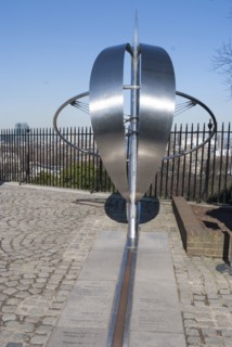 Greenwich Prime Meridian, London, England, UK, 2/3/10.