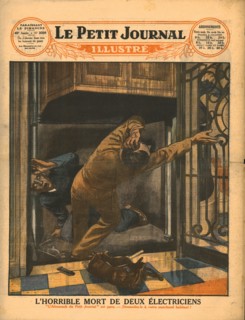 The horrible death of two electrians,1929