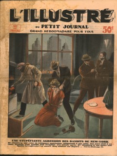 Shocking robbery by bandits in New York,1932