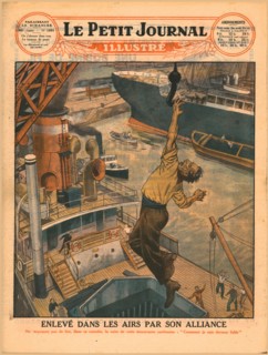 Lifted into the air by his wedding ring,1929