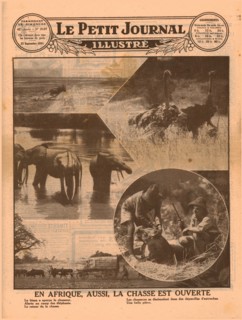 Start of the African hunting season,1931