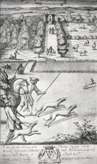 'Coursing with Grayhounds', late 17th century