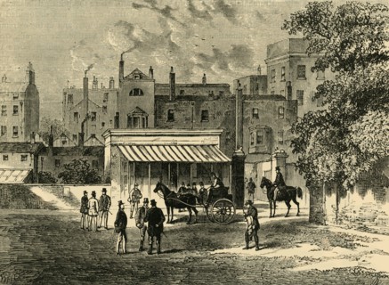 'Entrance to Old "Tattersall's",