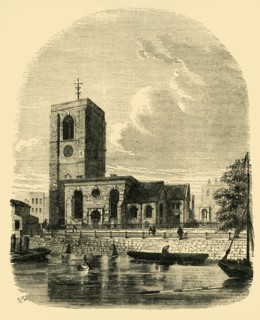'Chelsea Church, 1860'