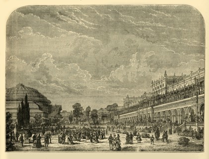 'The Horticultural Garden and Exhibition Building', c1876