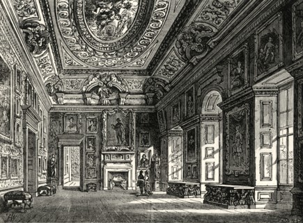 'Queen Caroline's Drawing-Room, Kensington Palace'