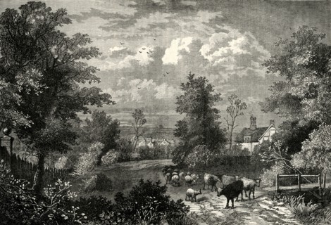 'Notting Hill in 1750', (c1876)