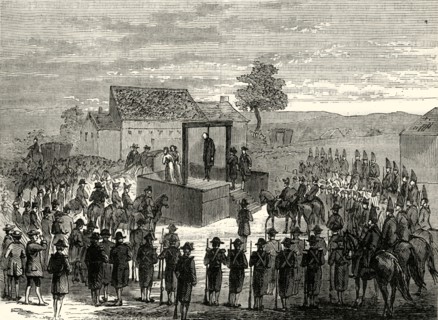 'Execution of Lord Ferrers at Tyburn',1760