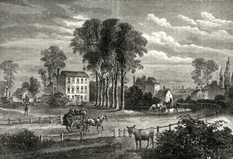 'Paddington Green in 1750', (c1876)