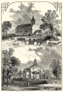 'Paddington Church: 1750 and 1805', (c1876)