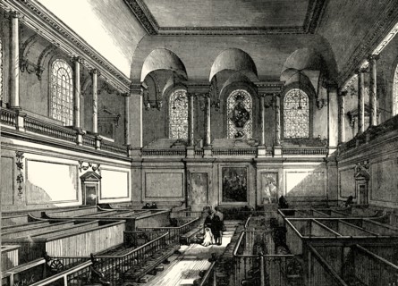 'Interior of the Chapel of the Foundling Hospital', c1876