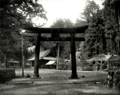 'Entrance to a Shinto Temple, in the Nikko district of Japan'