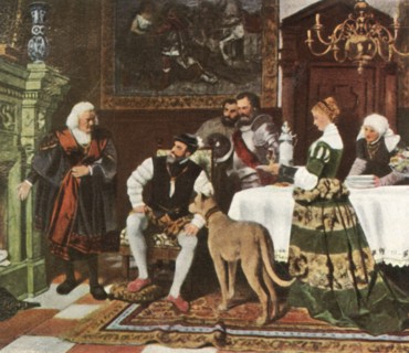 Emperor Charles V with the Fuggers in Augsburg,1530