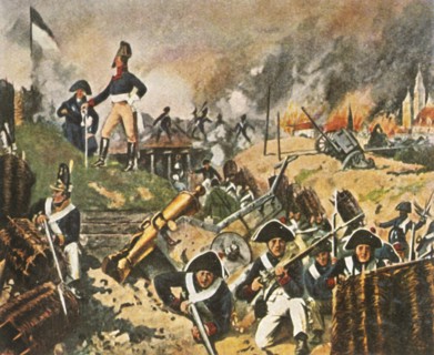 Gneisenau and Nettelbeck on the ramparts of Kolberg,1807