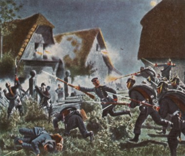 Night attack at Podol, 26 June 1866