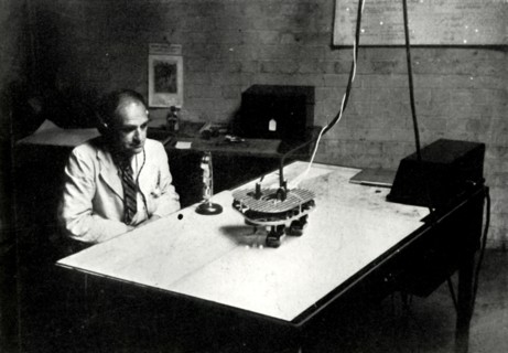 Control desk at an RAF flight training school,1941