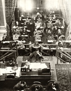 The opening of Dail Eireann, or Chamber of Deputies