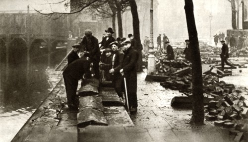 Flooding in London,1928