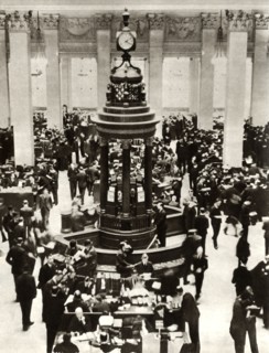 The Lutine Bell in the Underwriting Room at Lloyd's of London,1933