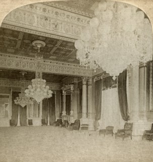 'East Room in President's Mansion, Washington