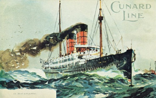 'Cunard Line, In Mid-Atlantic'