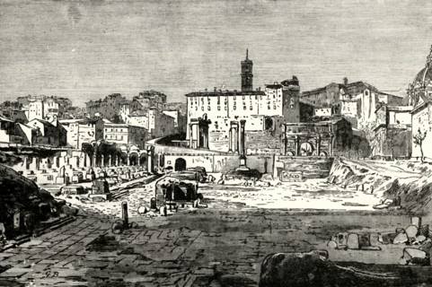 'The Forum at Rome',1890