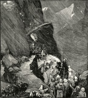 'The Carthaginians Crossing The Alps',1890