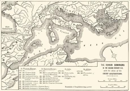 'The Roman Dominions in the Second Century B,