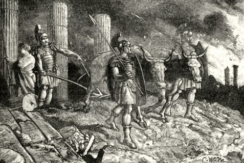'The Plough Driven Over the Site of Carthage',1890