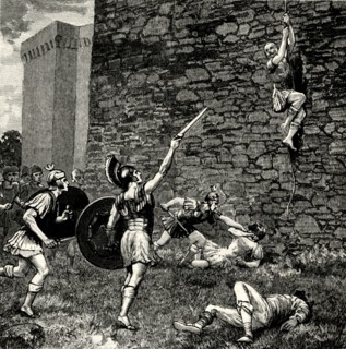 'Escape of Marius the Younger at Praeneste',1890