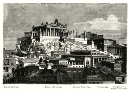 'The Capitol, from Mount Palatine (restoration)'