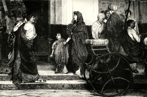 'The Entrance of a Roman Theatre',1890