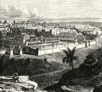 'Jerusalem in the Time of Jesus Christ, Showing the Temple as restored by Herod the Great'