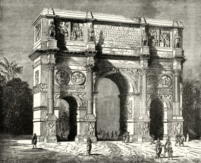 'Arch of Constantine',1890