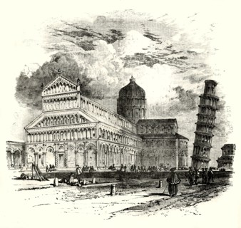 'The Cathedral and Leaning Tower, Pisa'