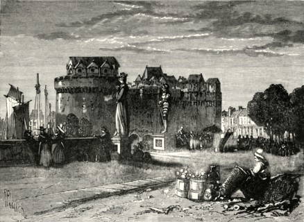 'View in Nantes',1890