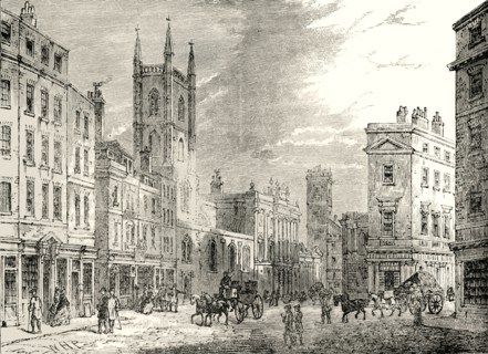 'The Old Bank of England, Looking from the Mansion House'