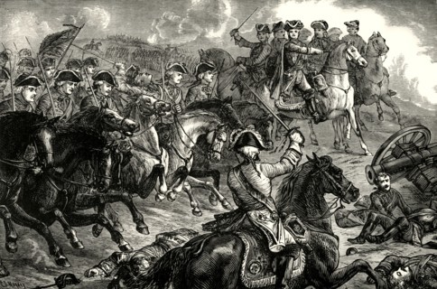 'George II, at the Battle of Dettingen'