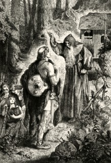 'Odoacer and the Monk Serverinus', (c5th century)
