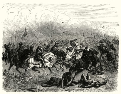'Defeat of Abdalrahman at Poitiers', (732AD)