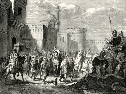 'The Saracens Leaving Narbonne, Restored to the Franks'